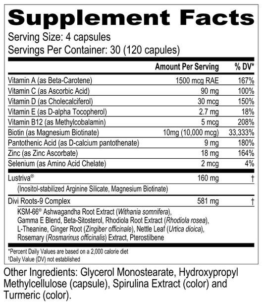 hair vitamins supplement facts